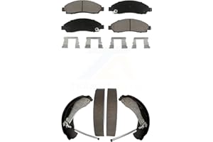 Transit Auto Front Rear Ceramic Brake Pads And Drum Shoes Kit Replacement For Chevrolet Colorado GMC Canyon Isuzu i-290 i-280 i-370 i-350 KCN-100440