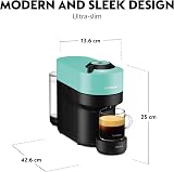Nespresso Vertuo Pop Automatic Pod Coffee Machine Aqua Mint Krups view 2
