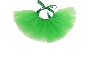 Pawpatu Handcrafted in USA Bright Green Tulle Tutu for Extra Small Dogs