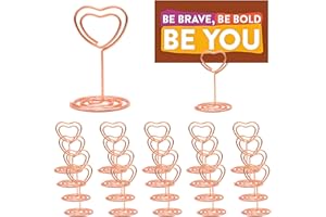 CUNGLIN Gold Table Number Place Card Holders 20 PCS