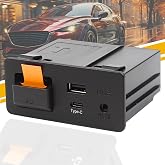 Dasbecan Type-C Wireless Apple Carplay and Android Auto Retrofit Kit | Compatible with Mazda 2/3/6/CX3/CX5/CX9/MX5 2015-2020, TK78-66-9U0C Adapter (Only Support Wireless Carplay NO Android Auto)