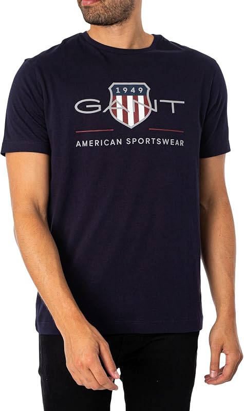 REG ARCHIVE SHIELD SS T-SHIRT, T-shirt Uomo, Blu ( EVENING BLUE ), L