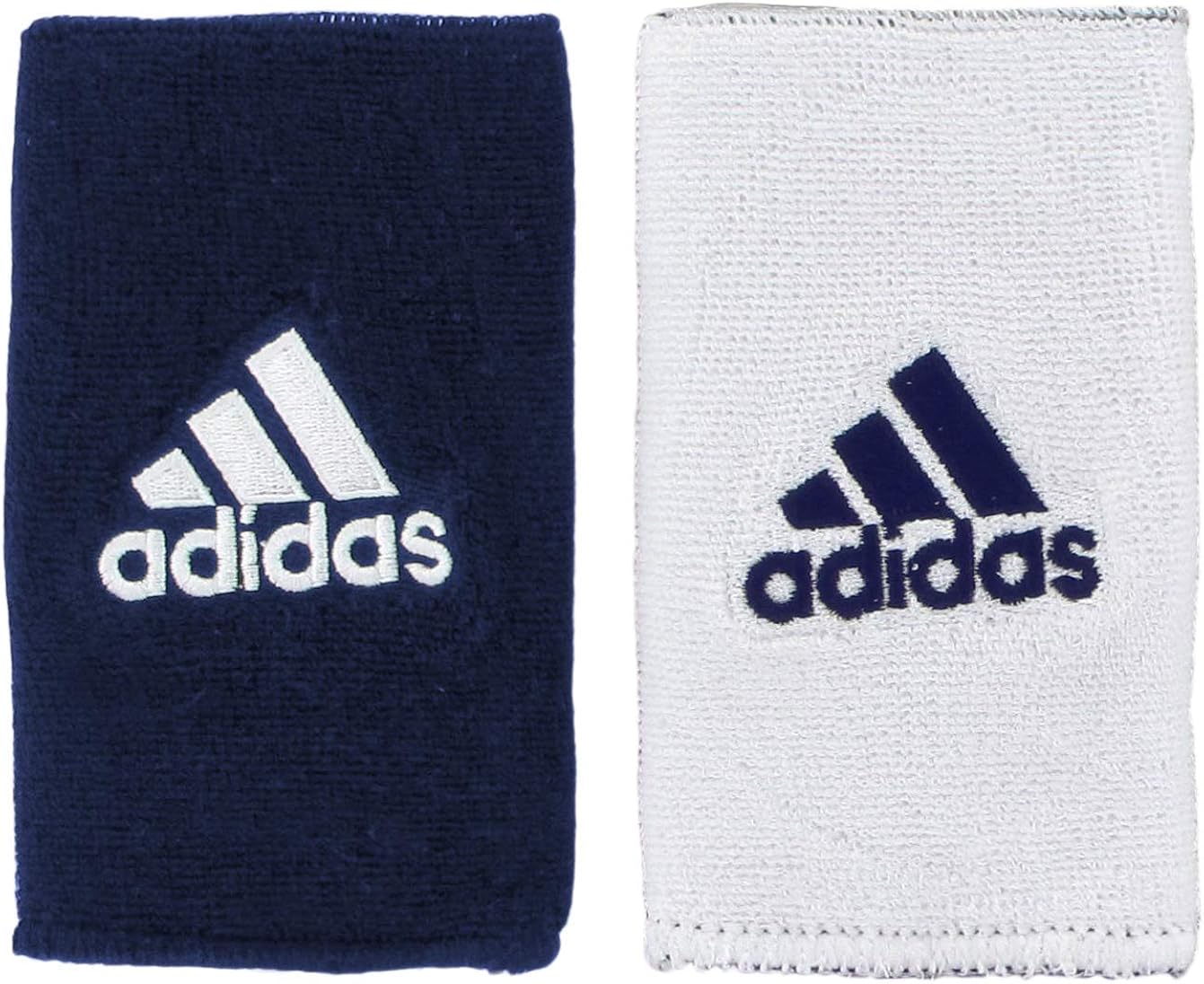 adidas Unisex Interval Large Reversible Wristband, Black/Aluminum 2 Aluminum 2/Black, ONE SIZE: Clothing