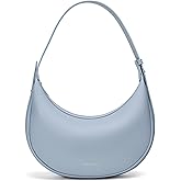 BOSTANTEN Crescent Shoulder Bag Vegan Leather Purses for Women Trendy Crossbody Clutch Hobo Handbag Adjustable Strap