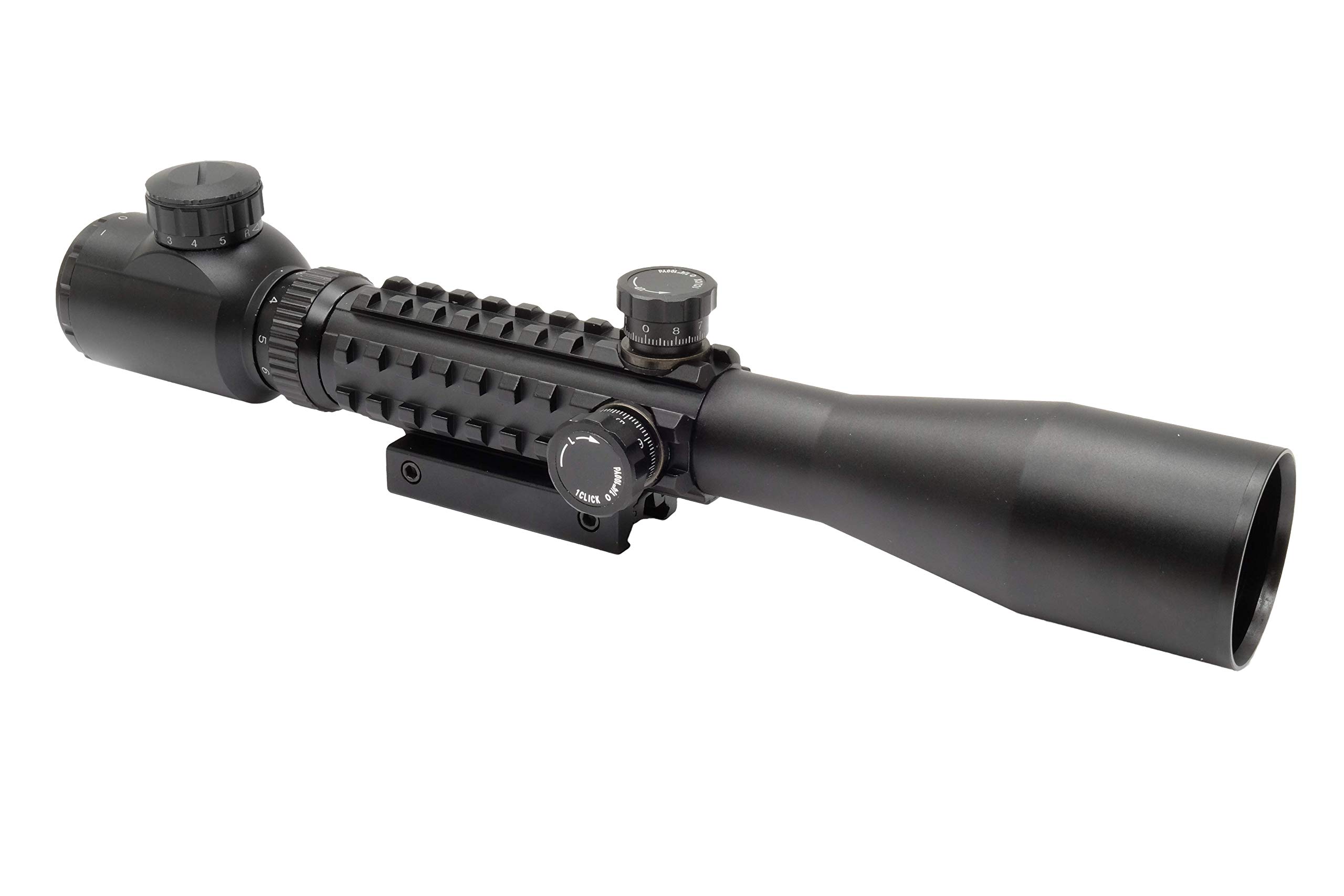 Buy In Your Sights 39x40 Rifle Scope with Tactical Rails fits Dovetail and Weaver Rails Online