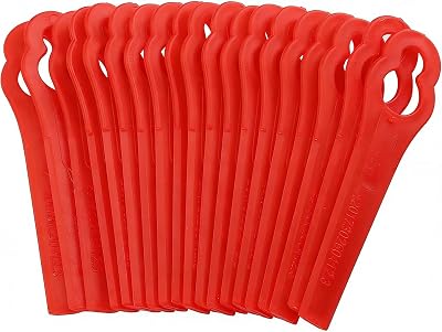 DHinkyoung 50 Pcs Plastic Grass Trimmer Blades Compatible with Terratek 18V/20V