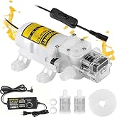 TWINBOSTER Household Electric Wine Transfer Pump 100-230V Speed Adjustable Food Grade Self-Priming Beer Pump Ideal for Pumping Wine Beverages Filter (Wine Transfer pump)