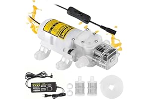 TWINBOSTER Household Electric Wine Transfer Pump 100-230V Speed Adjustable Food Grade Self-Priming Beer Pump Ideal for Pumpin