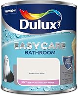 Dulux Easycare Bathroom Soft Sheen Pure Brilliant White Emulsion Paint 1L view 2