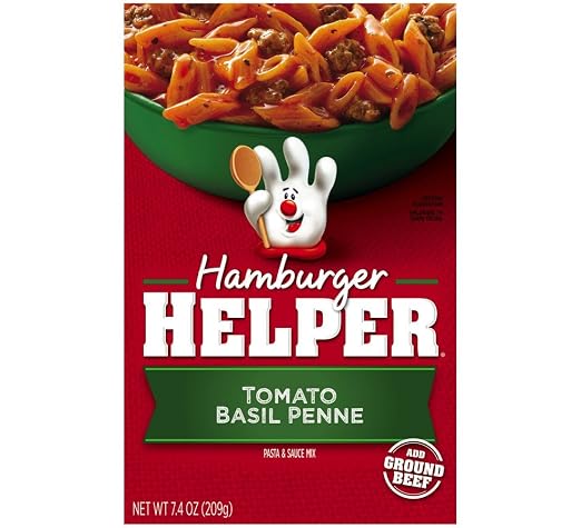 Betty crocker hamburger helper pasta sauce Mix tomato basil penne (016000284241)