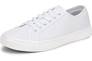 TOBER Men's Black Classic Low Top Shoes Canvas Fashion Sneaker with Soft Insole Causal Dress Shoes for Men Comfortable Walking Shoes