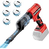 YEX-BUR Cordless Handheld Vacuum for Milwaukee 18V Battery(Tool Only), 240W Powerful Car Vacuum with Brushless Motor, 3-Speed, 5 Filters, Portable Vacuum Cleaner for Home Office Car Pet