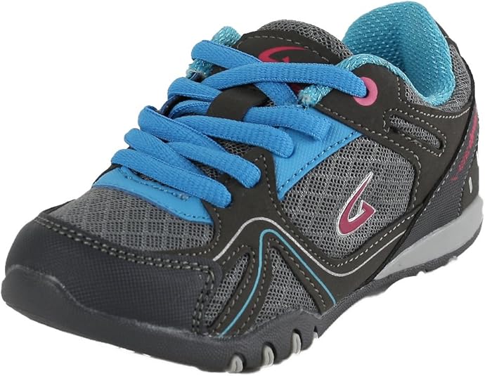 Geers Girls Big Kid P28980 Grey/Blue Sneaker 4 M US Big