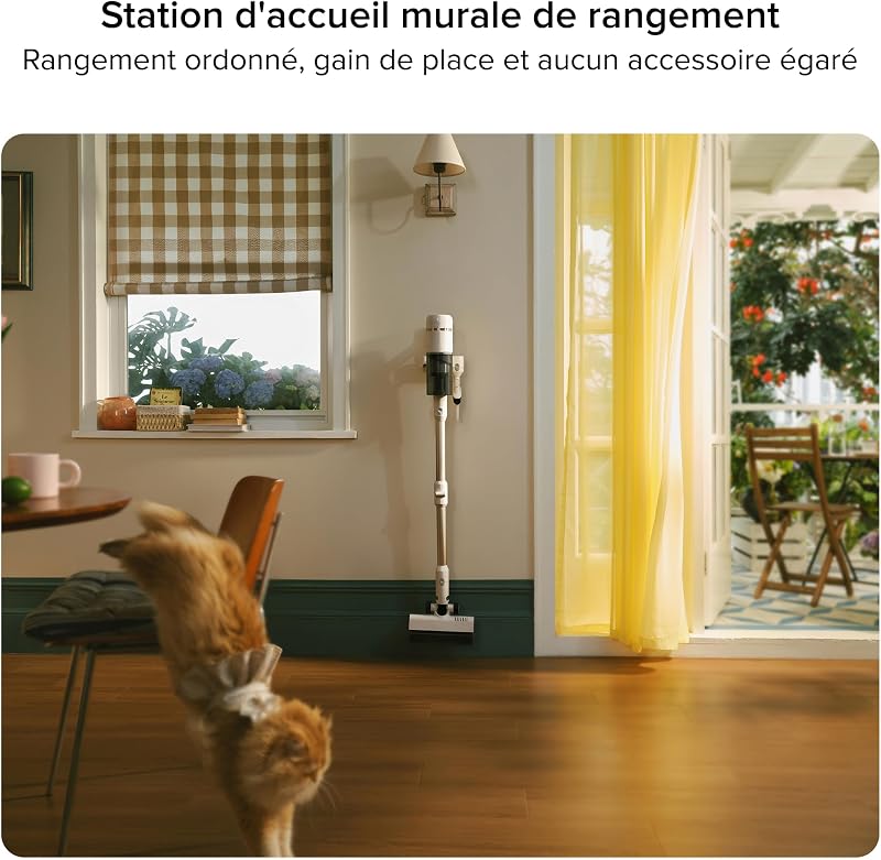 H60 Aspirateur Balai sans Fil, 115 AW, 60 Min d’Autonomie