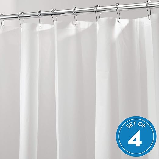 Amazon Com Idesign Peva Shower Curtain Liner Plastic Shower