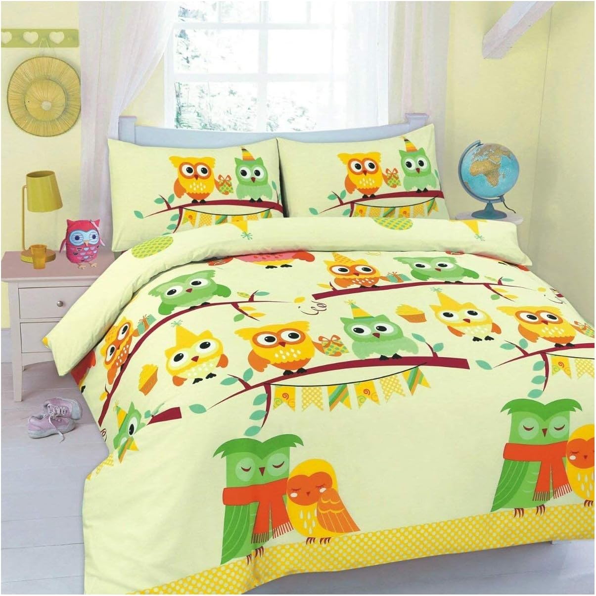 lemon cot bedding