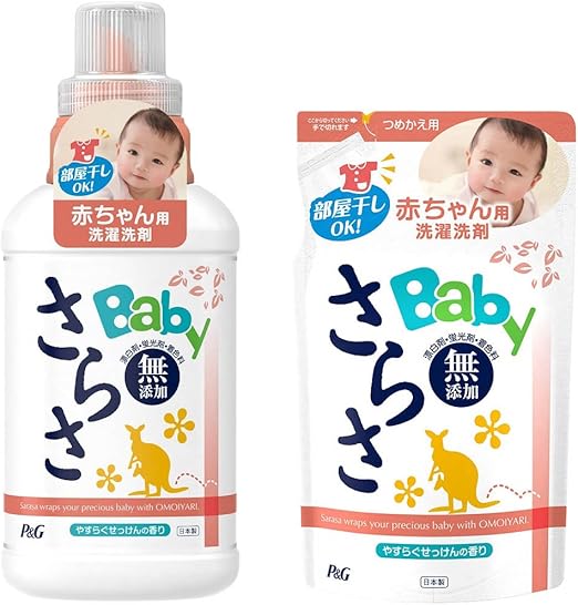 まとめ買い さらさ ベビー 洗濯洗剤 液体 本体 500g 詰替用 400g さらさ 液体洗剤 Amazon
