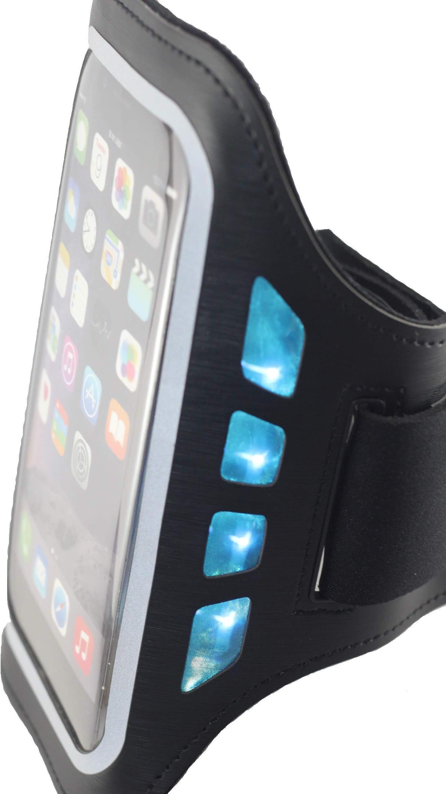 VKM DRUNK FOX Waterproof, Shockproof, Scratch/Dirt Resistant Armband Mobile Holder with LED Light for Any Mobiles Phones upto 6 inch for Men and Women