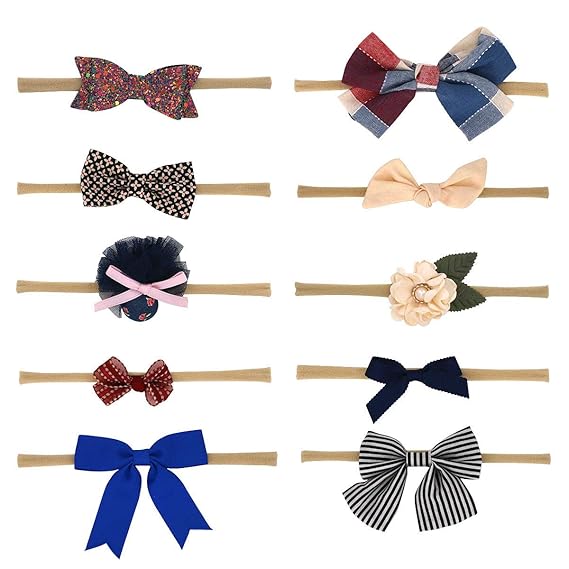 Baby Girl Headbands And Bows Best Hair Ties For Infants Toddler