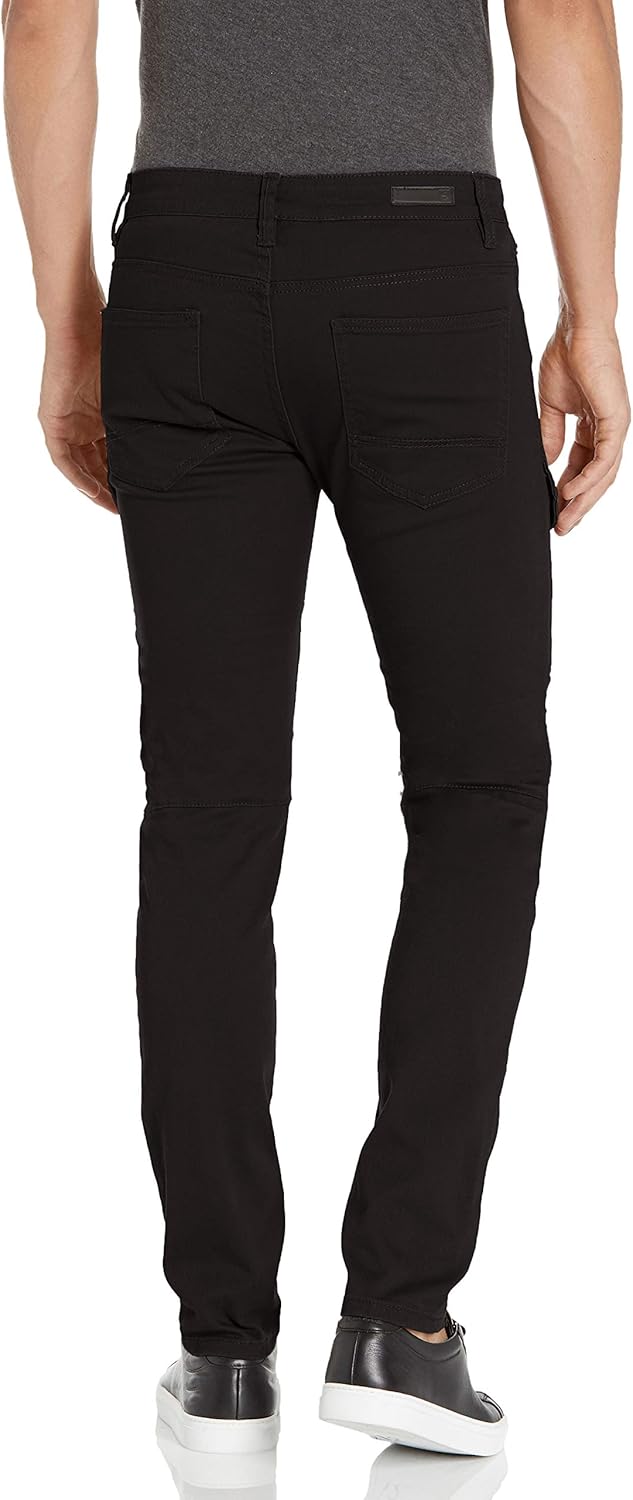 Southpole Men's Skinny Twill Pants: Clothing