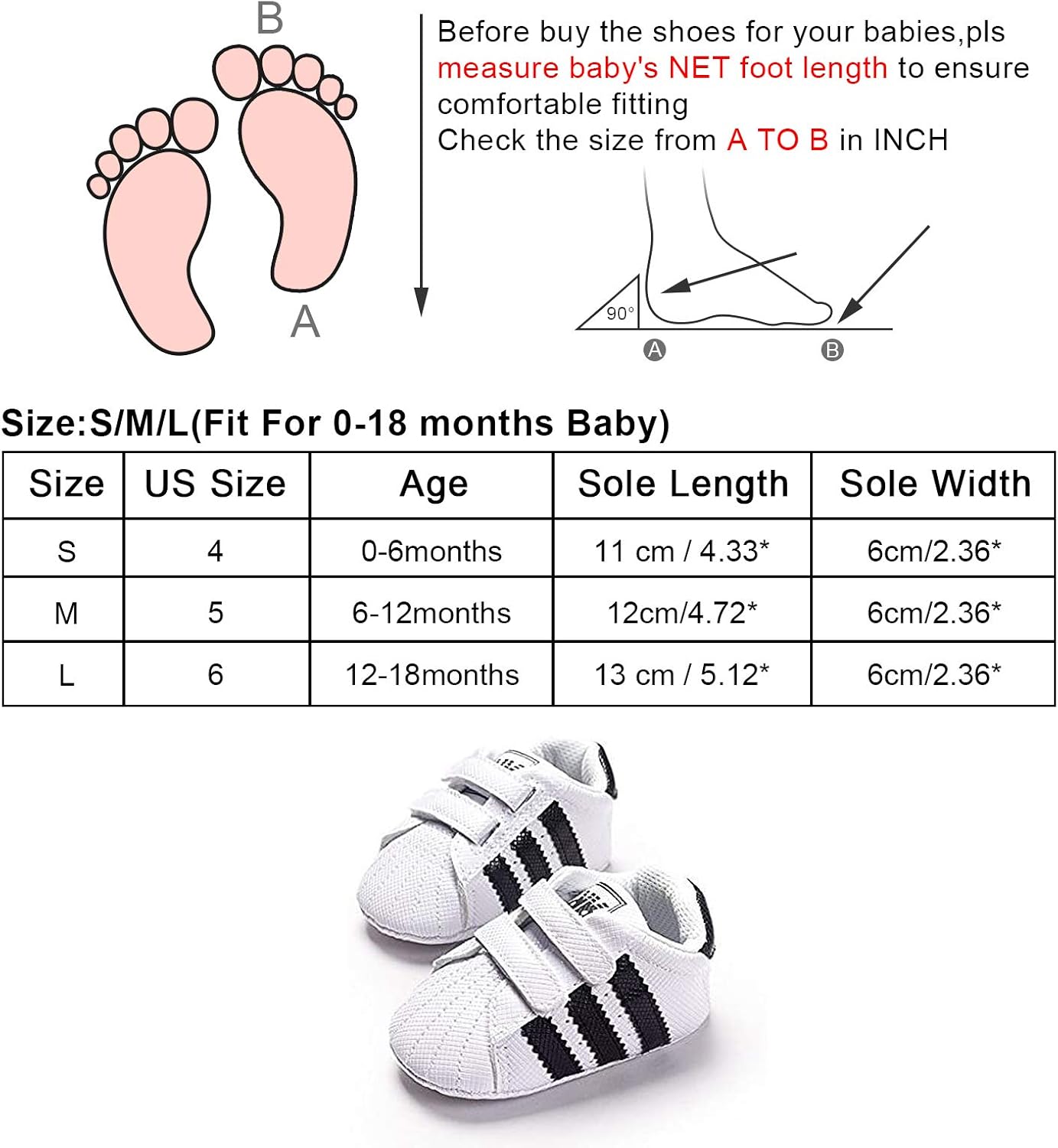 | LIVEBOX Newborn Baby Boys' Premium Soft Sole Infant Prewalker Toddler Sneaker Shoes | Sneakers