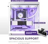 NZXT H6 Flow RGB Compact Dual-Chamber Mid-Tower Case with 3x120mm RGB Fans view 8