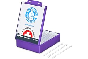Dr. Piercing Aftercare Swabs - Saline Solution for Piercings - Earring Nose Belly Ear Piercing Cleaner - Saline Wash, Ear Hole Cleaner – Piercing Aftercare Formula - 36 Swabs