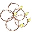 K-Type Thermocouple Wire PK-1 Temperature Sensor with High Temperature Plastic Insulation (Set of 5)