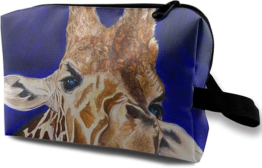Amazon.com: Travel Makeup Cosmetic Bag Brush Pouch Giraffe ...