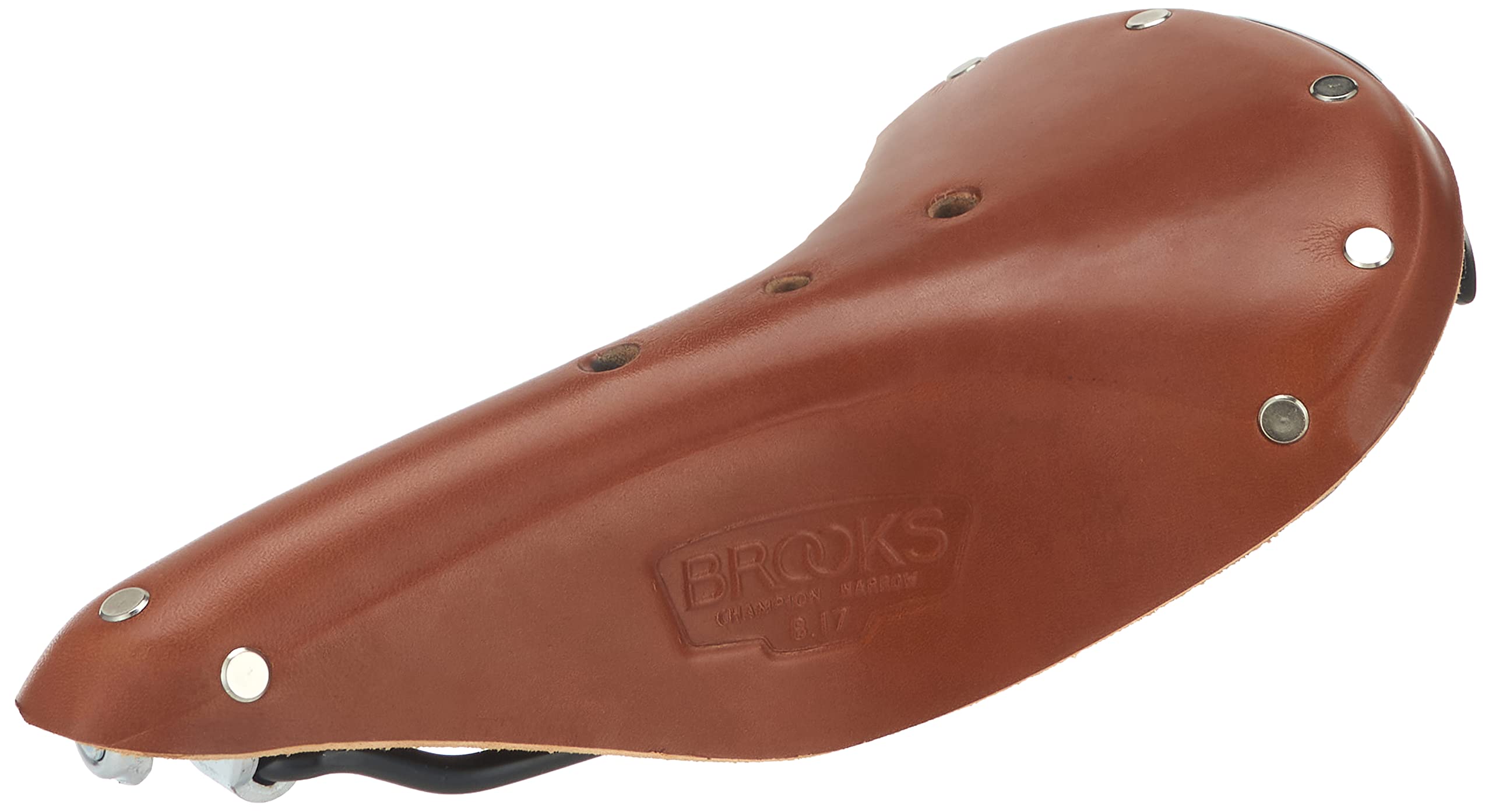 Brooks Saddles B17 Narrow Bike Saddle, Honey/Black Steel