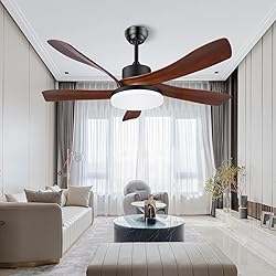 ODUFO 56 Inch Ceiling Fans with Lights and