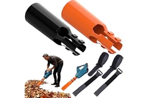 GENERIC Leaf Blower Air Booster Nozzle Attachment, Compatible with Lb615/765 and Cordless Leaf Blower Air Boosters with 2-4 Inch Round Nozzle Blower Tubes. (2 PCS Brown)