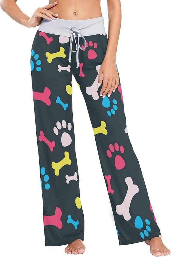 Women's Fashion Pajama Pants Yoga Beach Sports Lounge Sleep Trousers XS