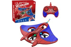 IOEDHW Foam RC Planes for Kids Adults 2.4Ghz 4CH RC Aircraft RC Fighter Jet Toys with LED Light, 360° Flip RC Jet Plane, Auto Hover, Easy to Fly Remote Control Aircraft Toy Gift for Kids 4-8-16 and Beginner