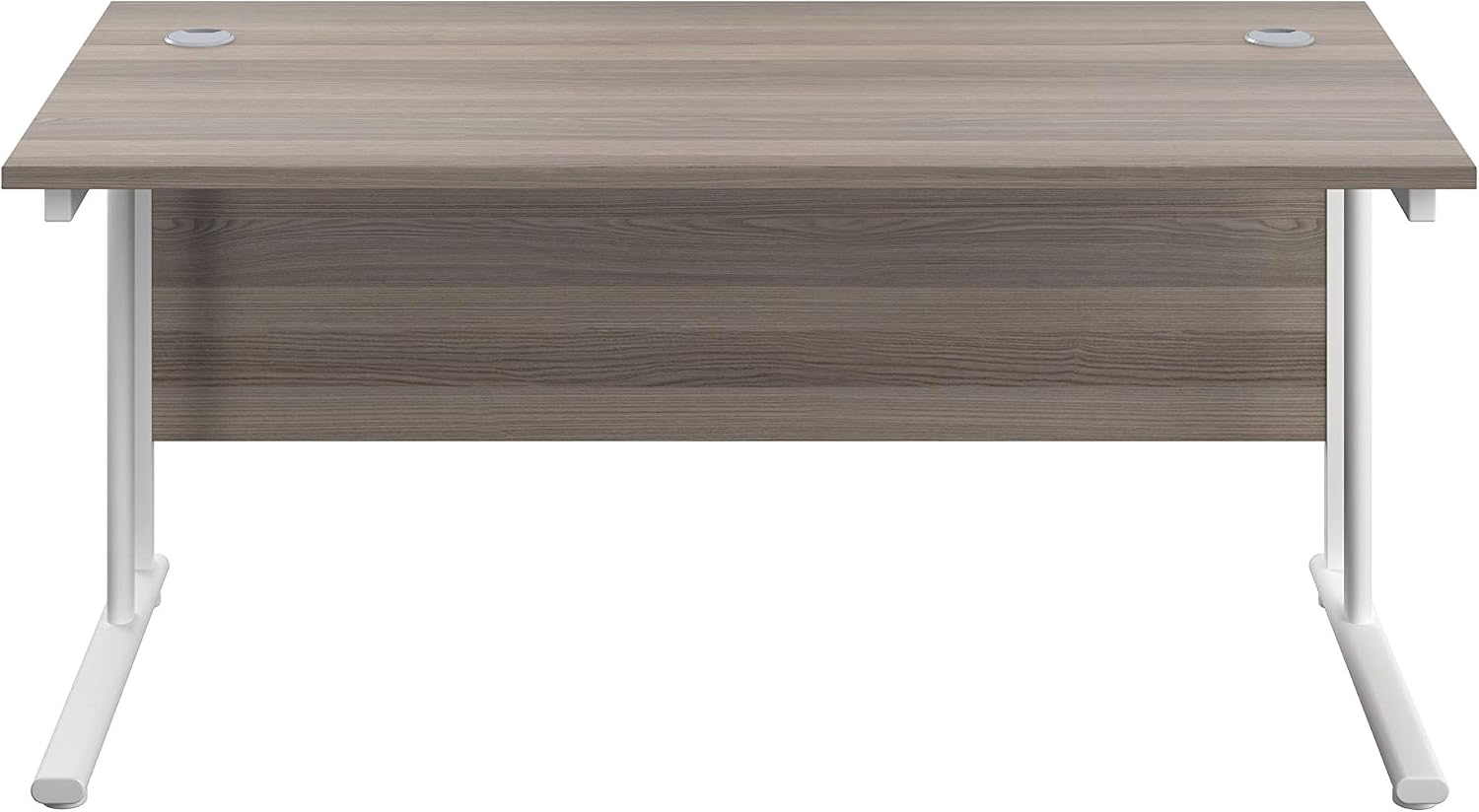 Office Hippo Heavy Duty Rectangular Cantilever Office Desk, Home Office Desk, Office Table, Integrated Cable Ports - Image 3