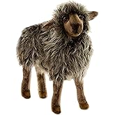Hansa Sheep Mama Plush Stuffed Animal, 14-inches, Black
