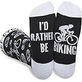 InnoBeta Cyclist Bike Gifts Socks for Men, Mountain Bike, MTB, Cycologist, Bicycle Enthusiast, One Size