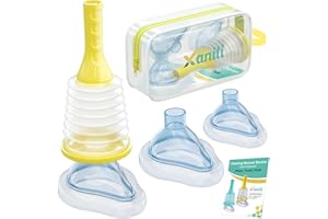 XANILI Choking Rescue Device for Kids and Adults, Anti-Choking Device with 3 Mask Sizes, Portable Airway Suction Device - Home Kit