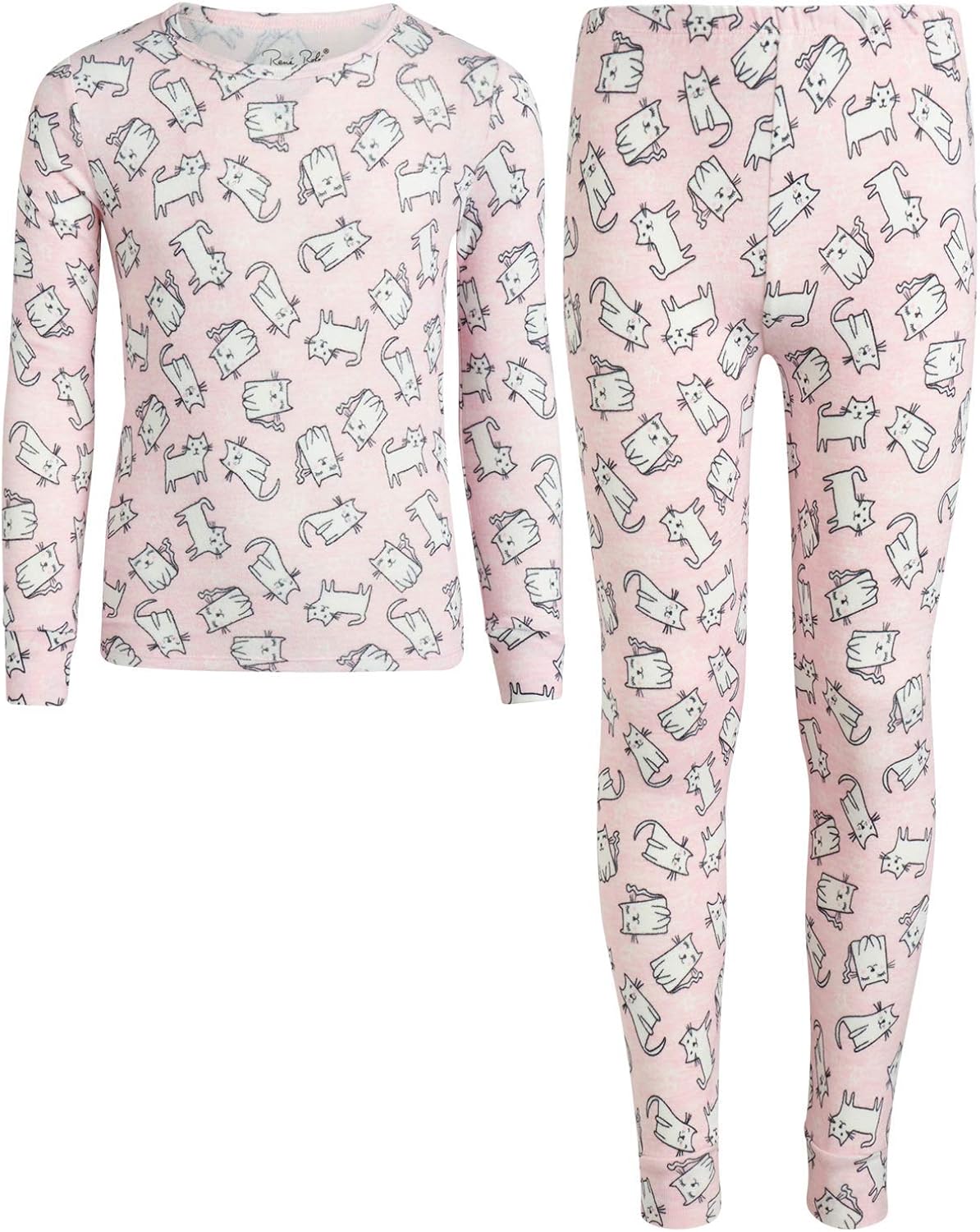 Rene Rofe Baby Girls Pajamas SnugFit TShirt and Joggers