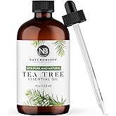 NaturoBliss 100% Pure, Tea Tree Essential Oil - (4 Fl Oz / 120 ml) -Undiluted, Therapeutic Grade - Perfect for Aromatherapy a
