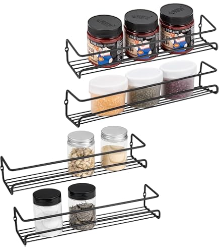 Over The Door Spice Rack LUCYCAZ Spice Rack – Organize Your