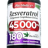 FITO MEDIC'S Lab | Resveratrol | Resveratrol Supplement | 450 mg 100:1 | 180 Caps