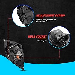 SPIEGEER Fog Lights Assembly for 2014 2015 2016