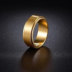 Udolfly Mens Fidget Rings Anxiety Rings for Men
