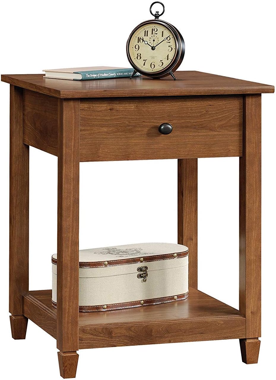 BOIS ART Edge Water Side Table L: 19.45" x W: 18.50" x H: 24.29" Brown