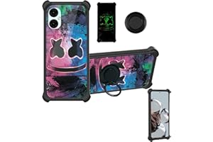 Aroepurt BLU G53 Case Compatible with BLU G53 Phone Case Cover [Hard PC + Soft Silicone][Ring Support] [Luminous Effect] YGH-BQ