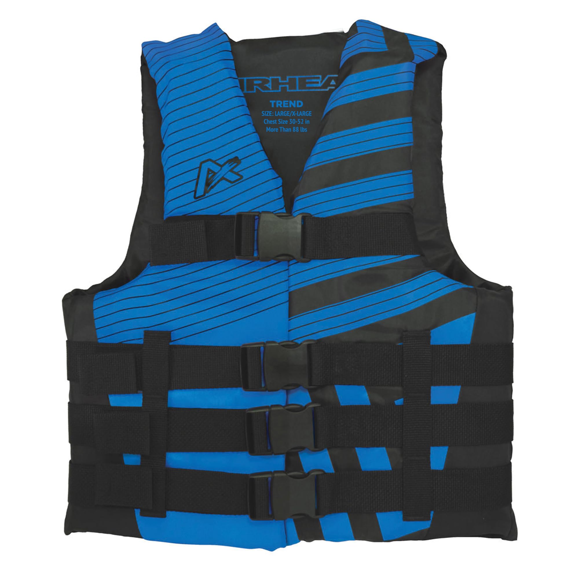Photo 1 of Airhead Men’s Trend Life Jacket, Coast Guard Approved, Large/X-Large, Blue