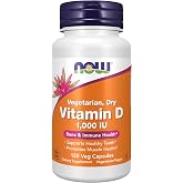 NOW Supplements, Vitamin D 1,000 IU Dry, Structural Support*, 120 Veg Caps