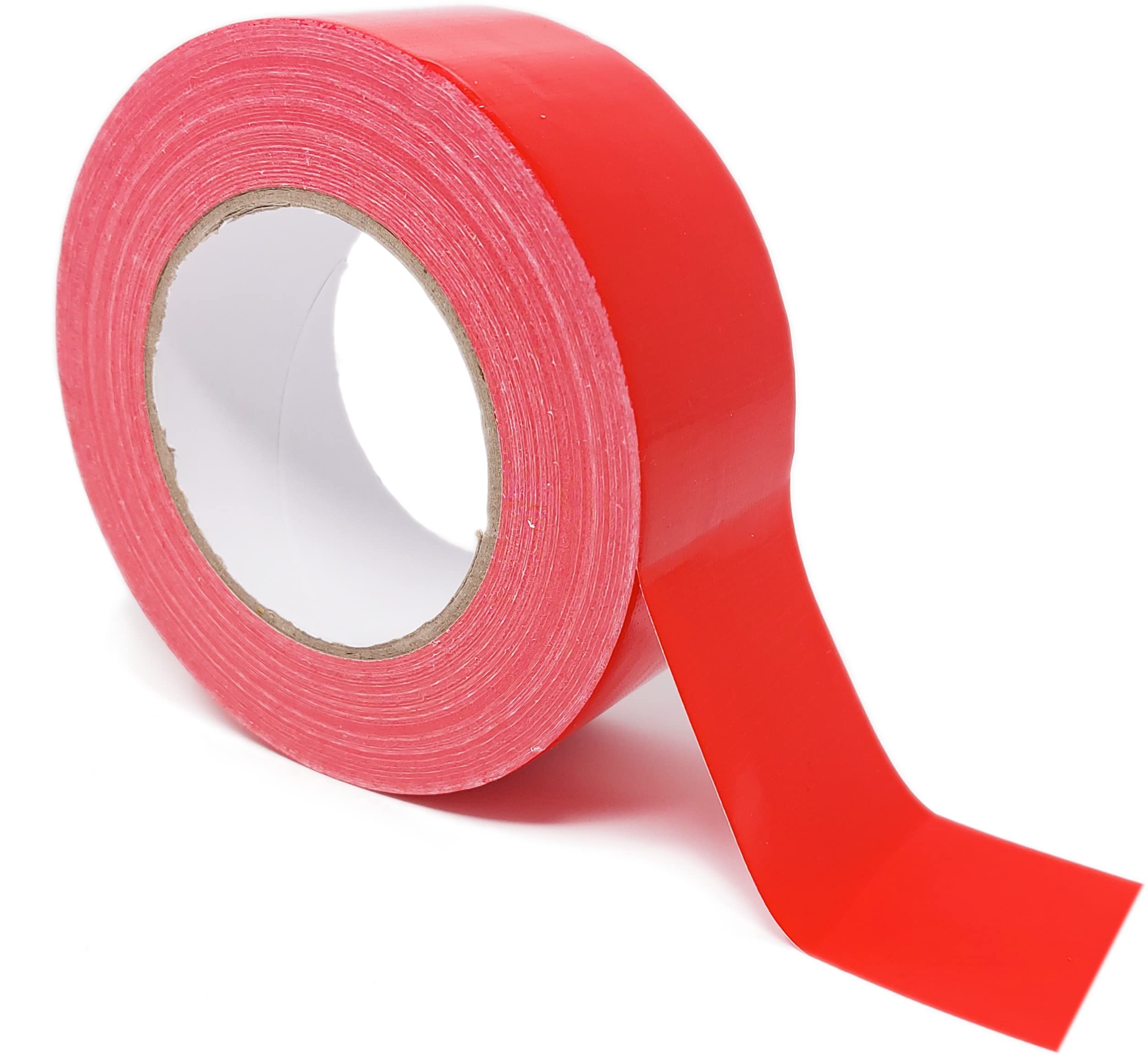 ArmaKit Heavy Duty Duct Tape | 48mm wide x 50M length | Industrial Tape Grade - Strong Gaffer Tape indoor and outdoor use, thick gaffa tape patch and seal tape (Red)