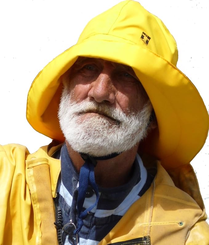 Guy Cotten Sowester Hat, Aquastar, Traditional Style Sou'wester of